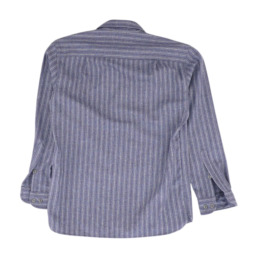 Blue Striped Flannel Button Down - Image 2