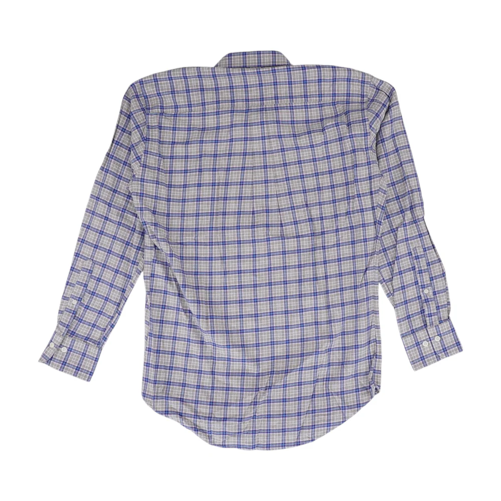Tan Plaid Flannel Button Down - Image 2