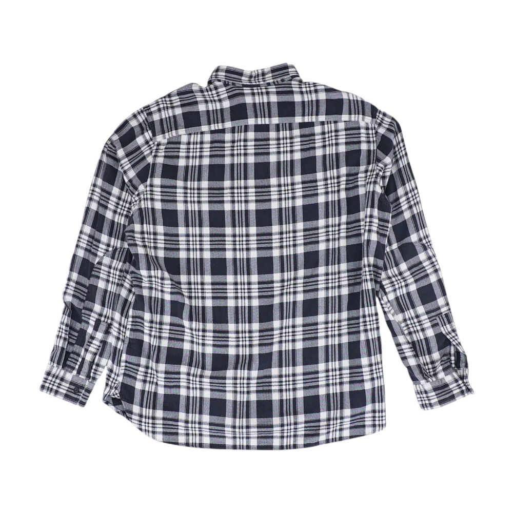 Black Plaid Long Sleeve Button Down - Image 2