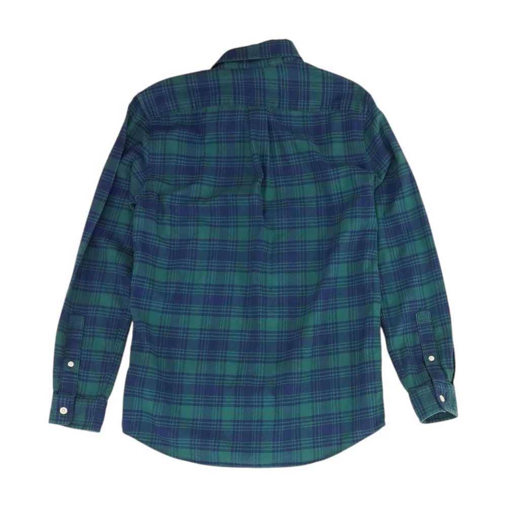 Green Plaid Flannel Button Down - Image 2