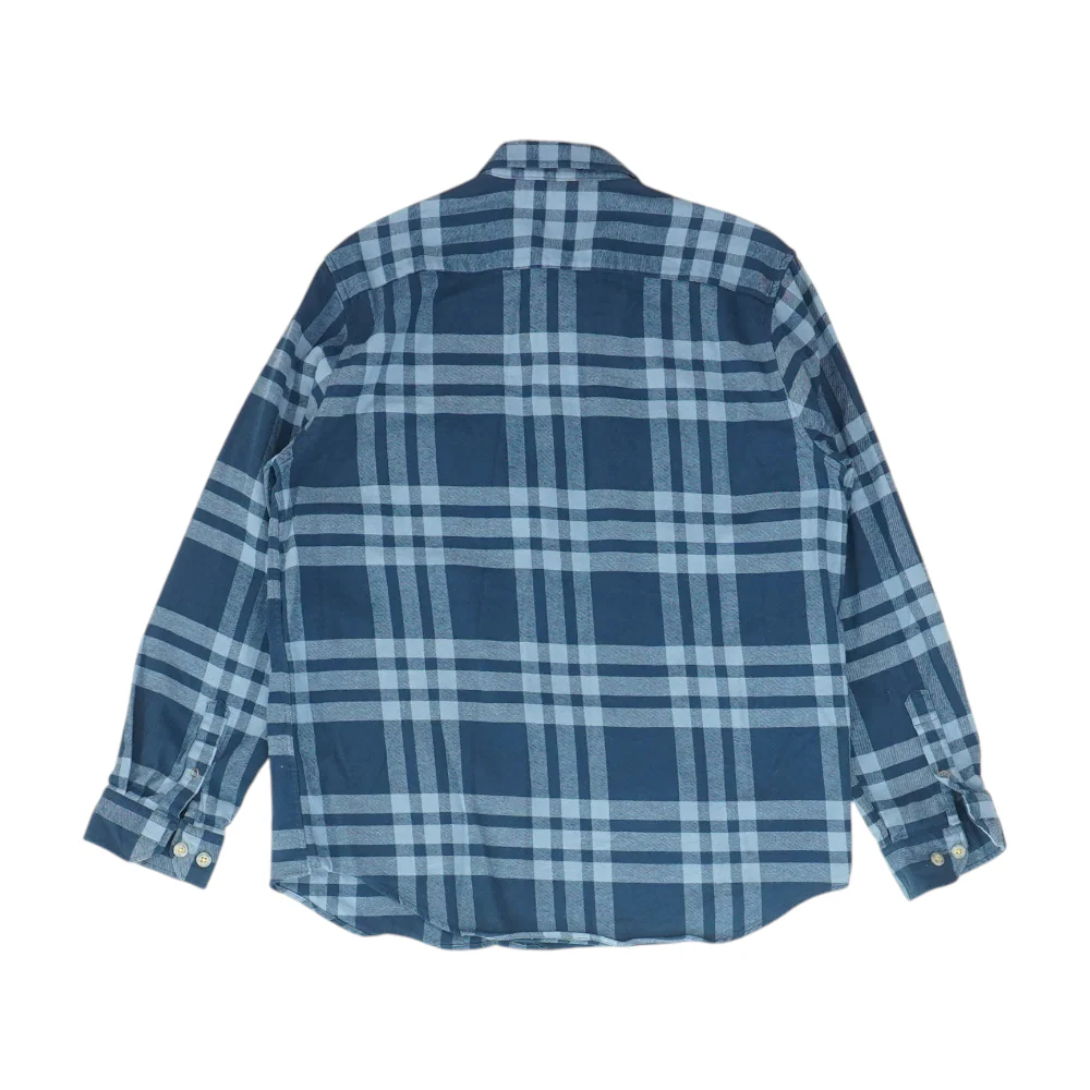Blue Plaid Flannel Button Down - Image 2