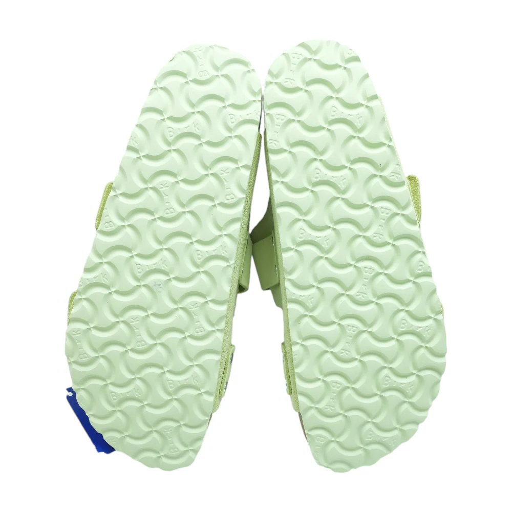 Green Flat Sandals - Image 3