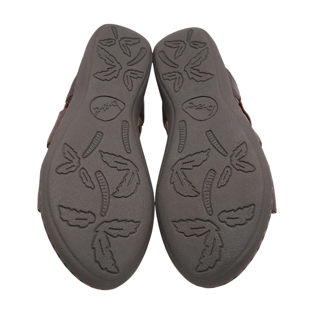 Brown Flat Sandals - Image 3