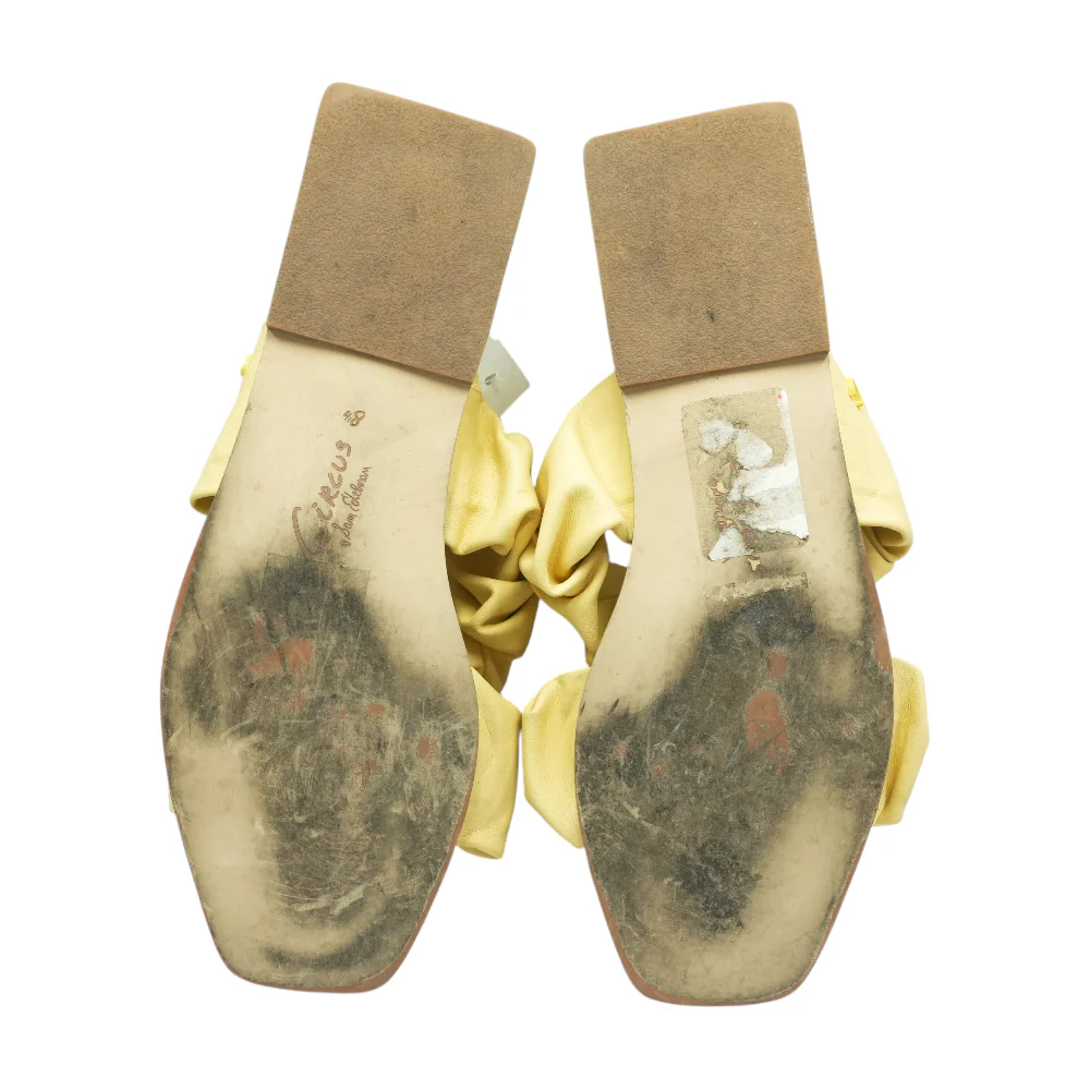 Yellow Flat Sandals - Image 3