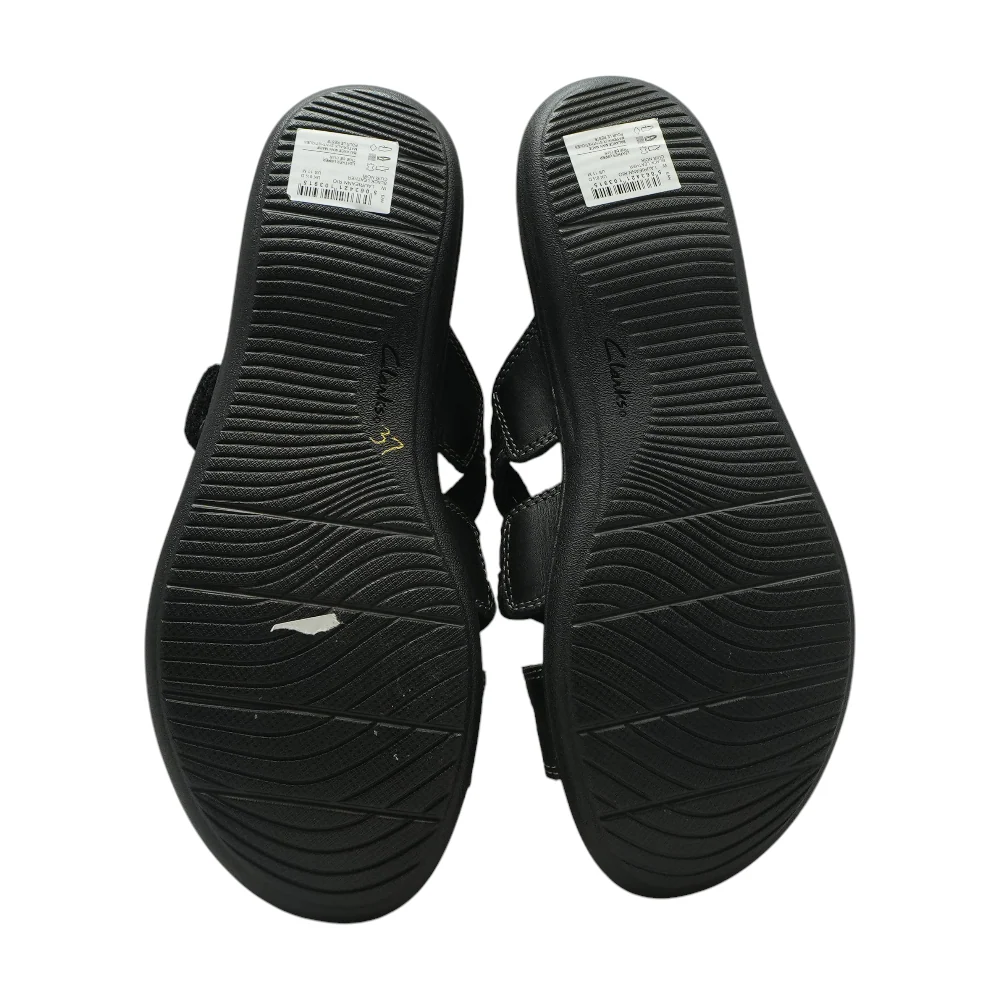 Black Flat Sandals - Image 3