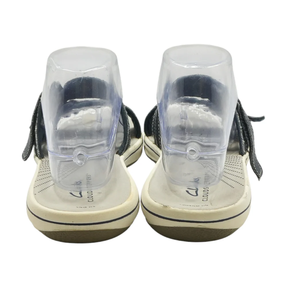Navy Flat Sandals - Image 2