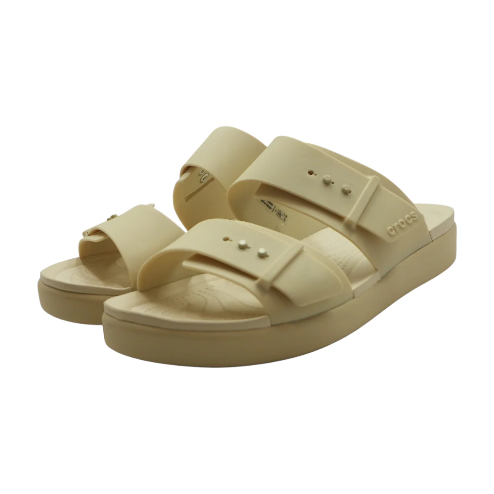 Beige Flat Sandals