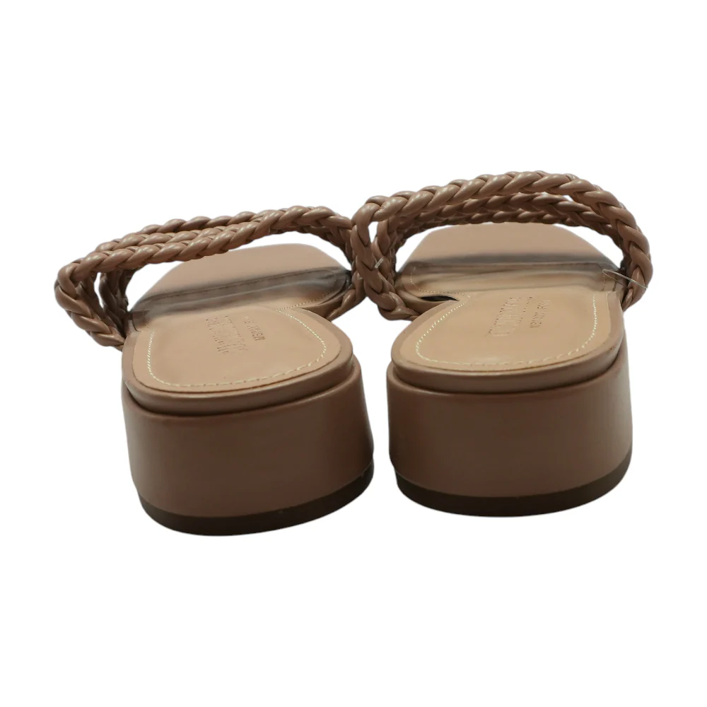Nude Flat Sandals - Image 2