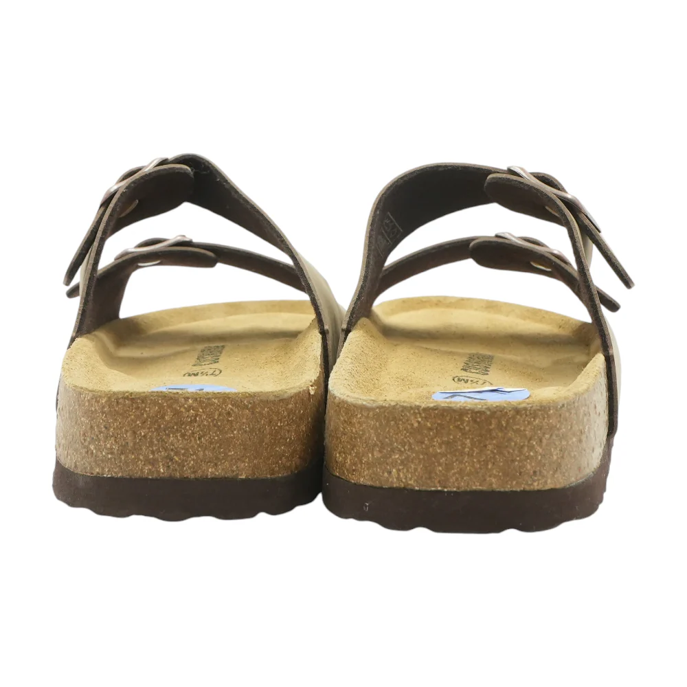 Brown Flat Sandals - Image 2