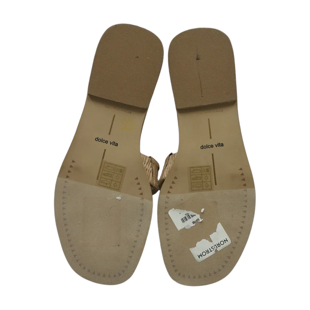 Beige Flat Sandals - Image 3