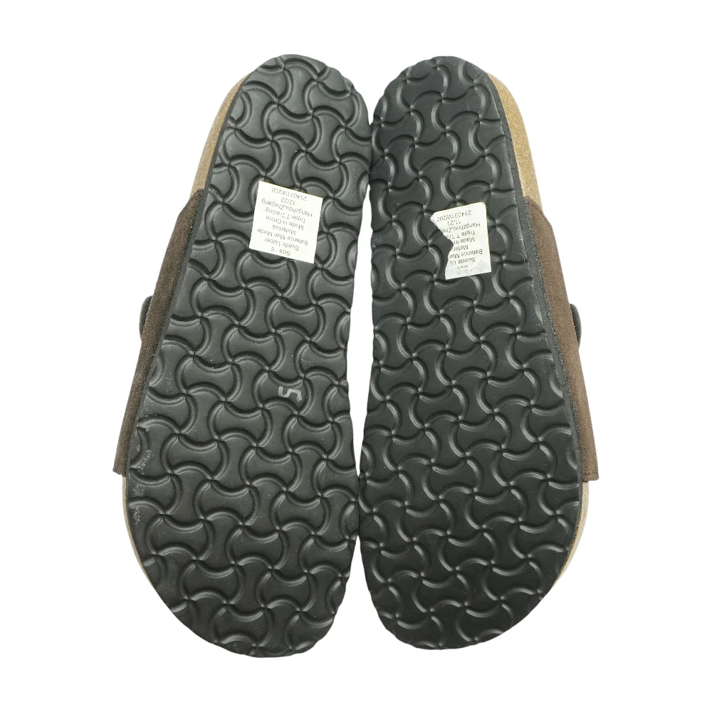 Brown Flat Sandals - Image 3