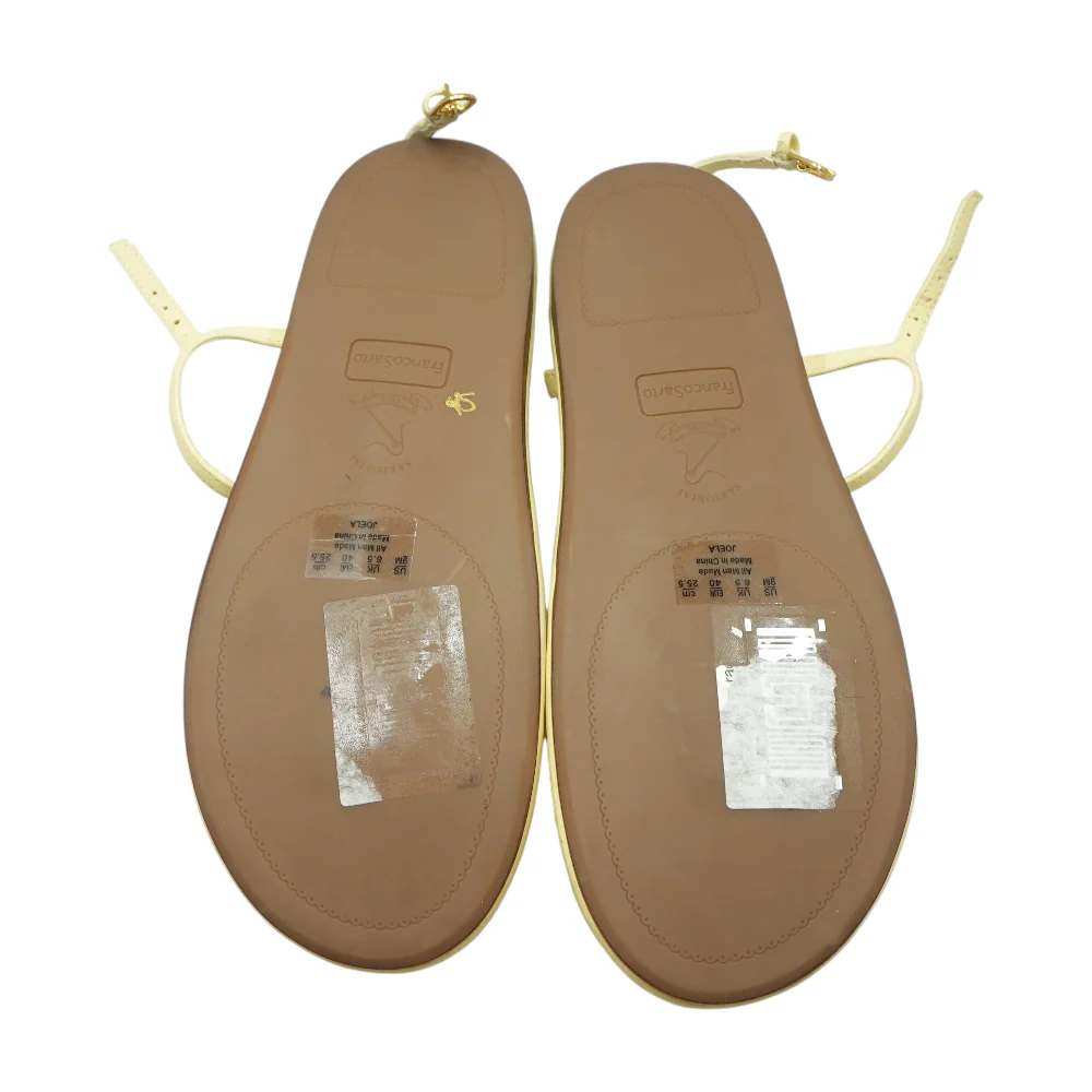 Yellow Flat Sandals - Image 3