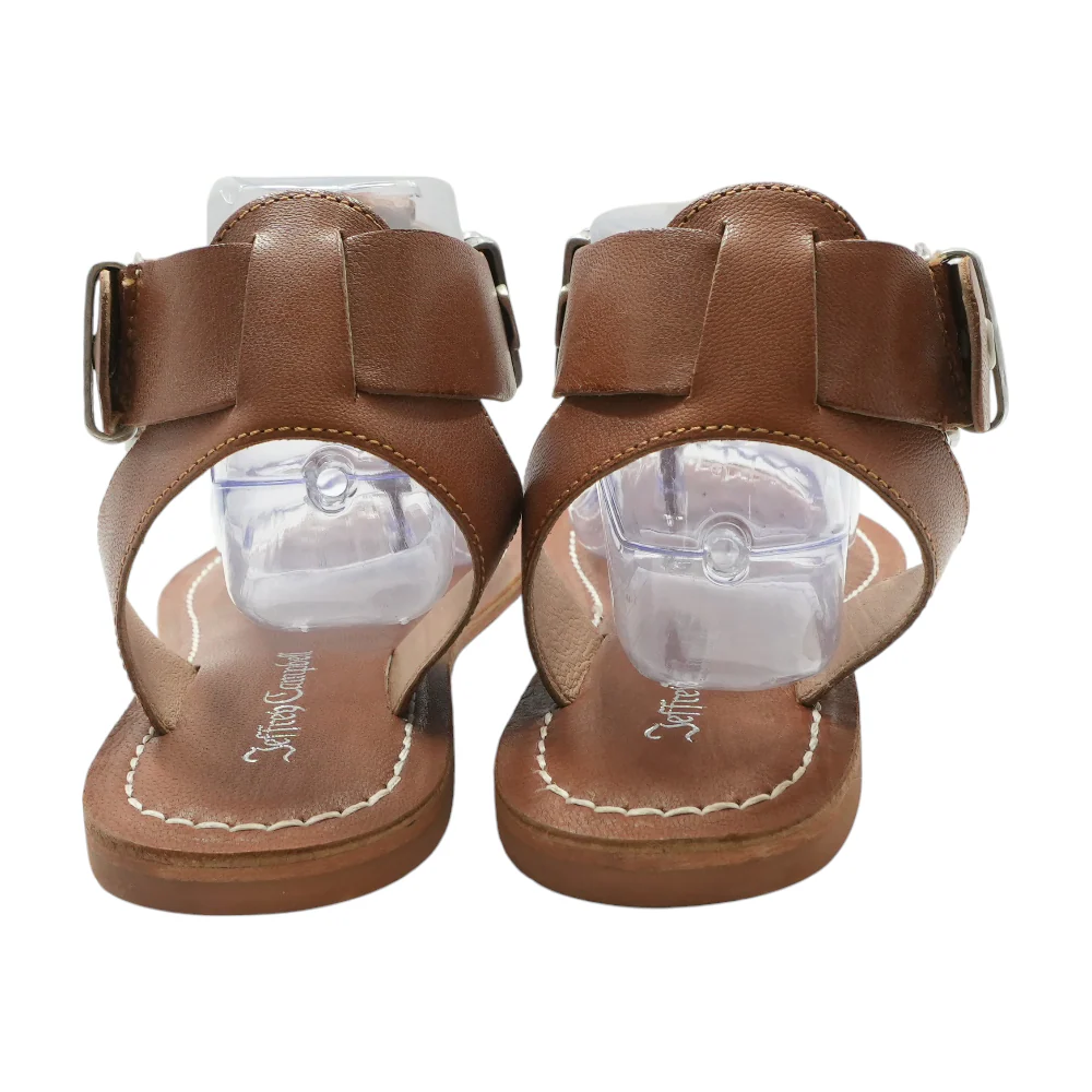 Brown Flat Sandals - Image 2