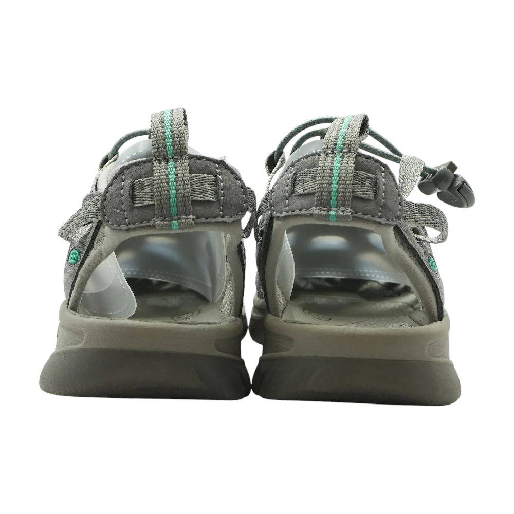 Gray Flat Sandals - Image 2