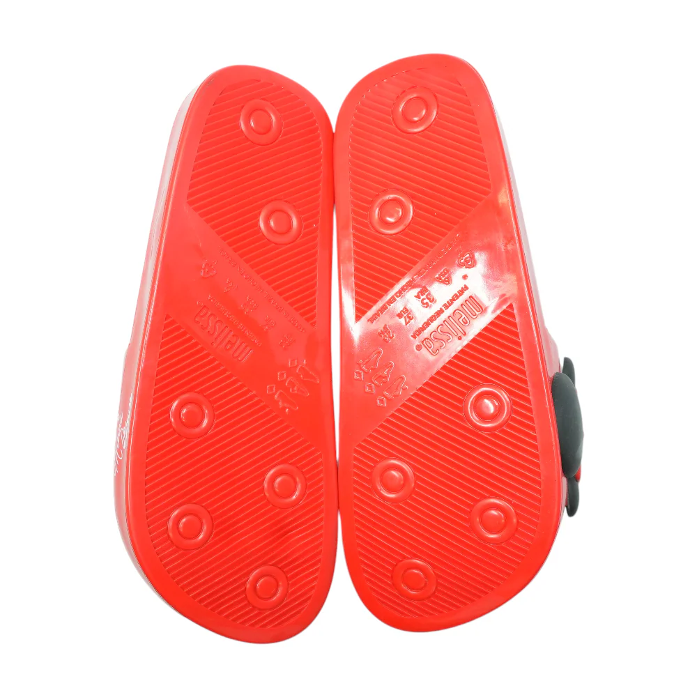 Red Flat Sandals - Image 3