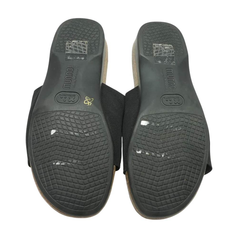 Black Flat Sandals - Image 3
