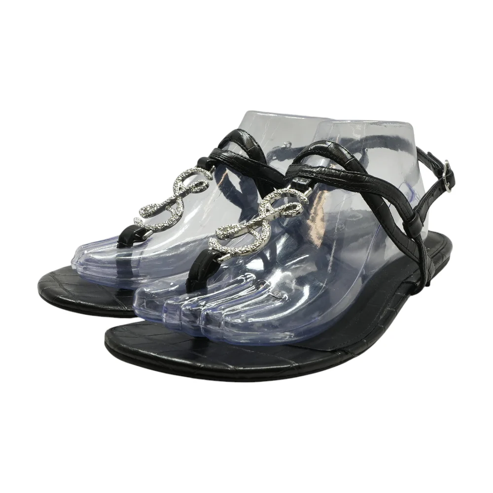 Black Flat Sandals