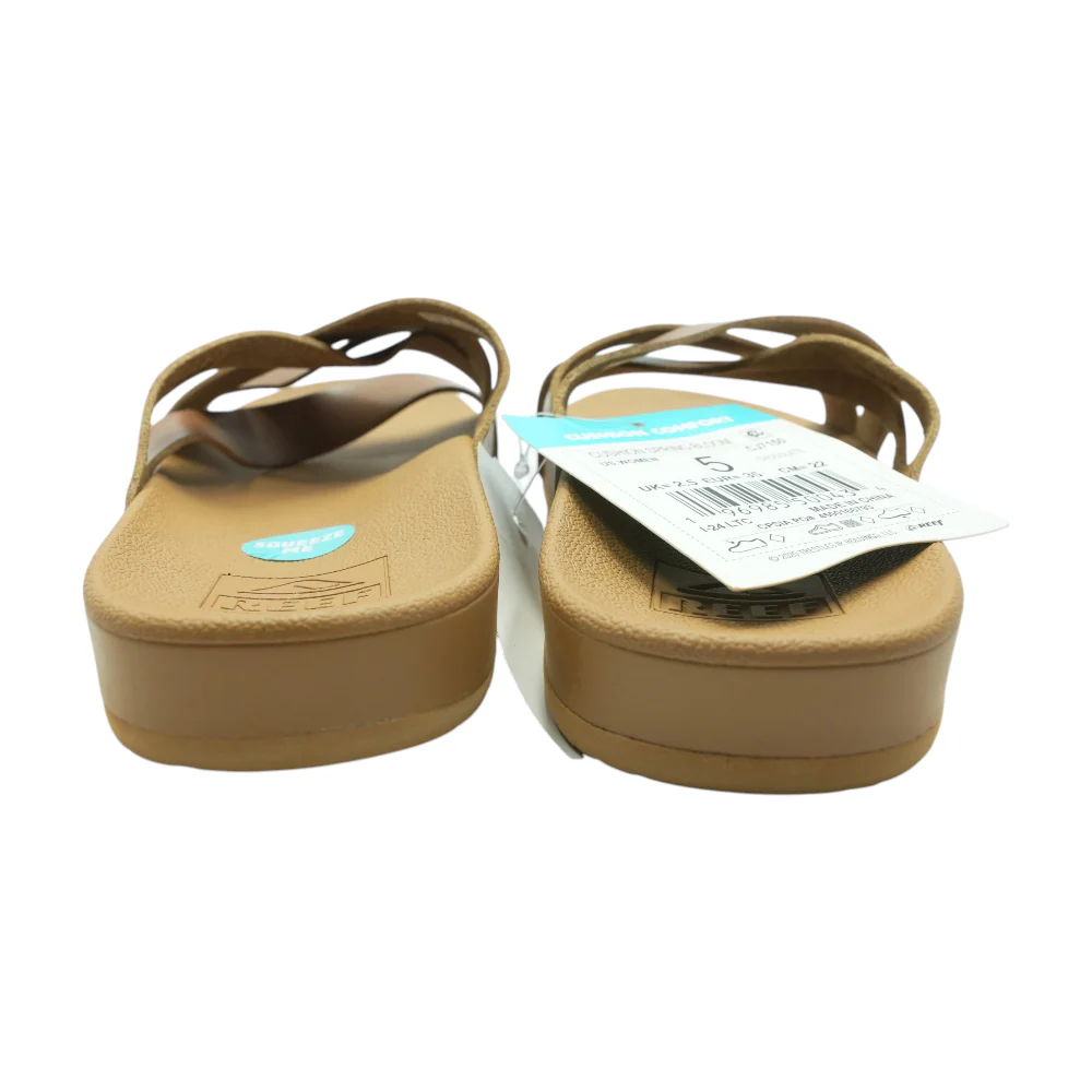 Brown Flat Sandals - Image 2