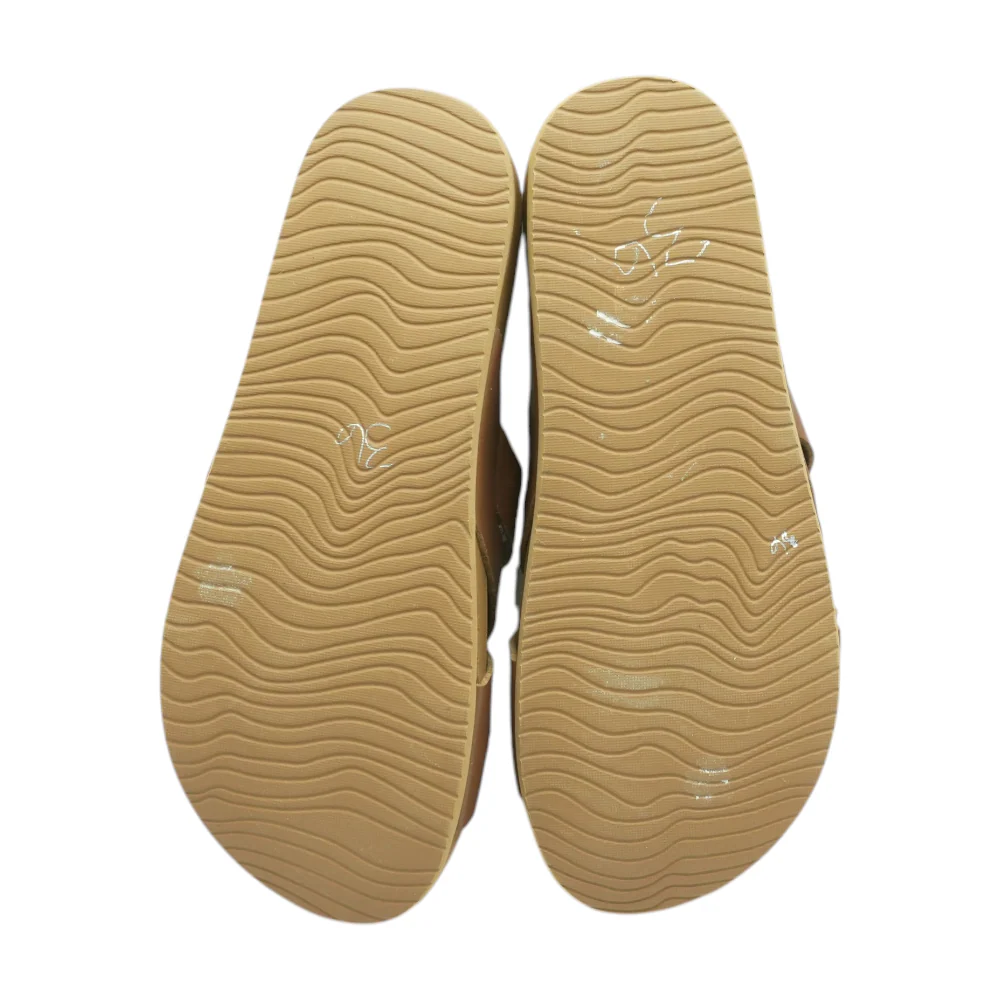 Brown Flat Sandals - Image 3