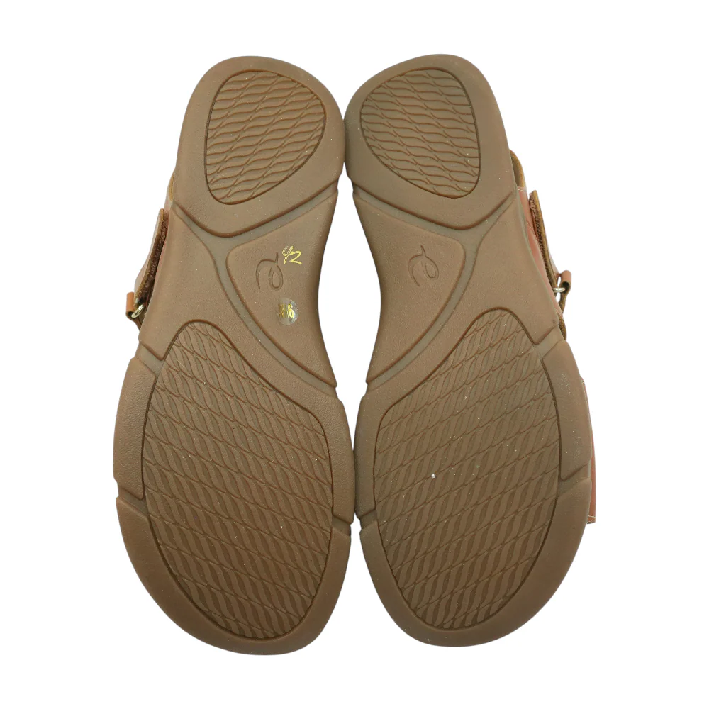 Brown Flat Sandals - Image 3