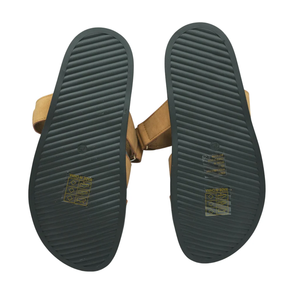 Brown Flat Sandals - Image 3