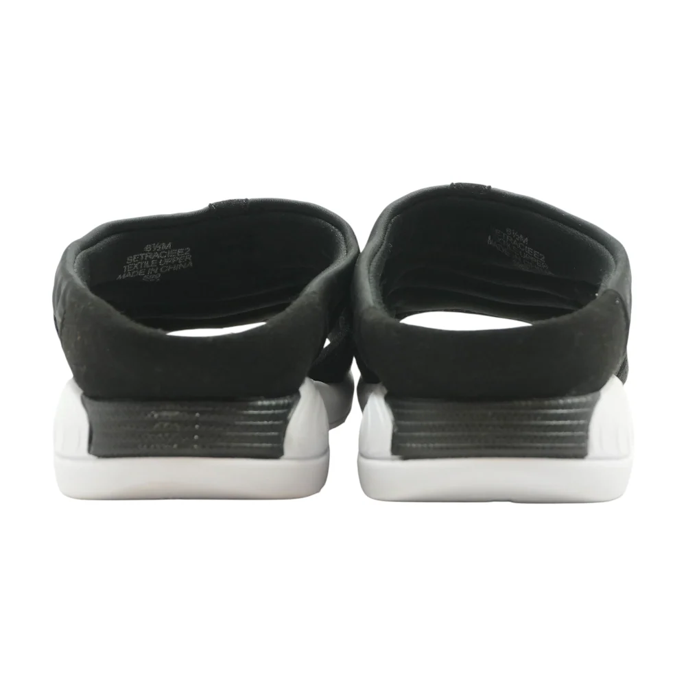 Black Flat Sandals - Image 2