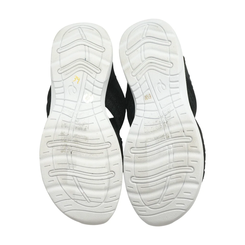 Black Flat Sandals - Image 3