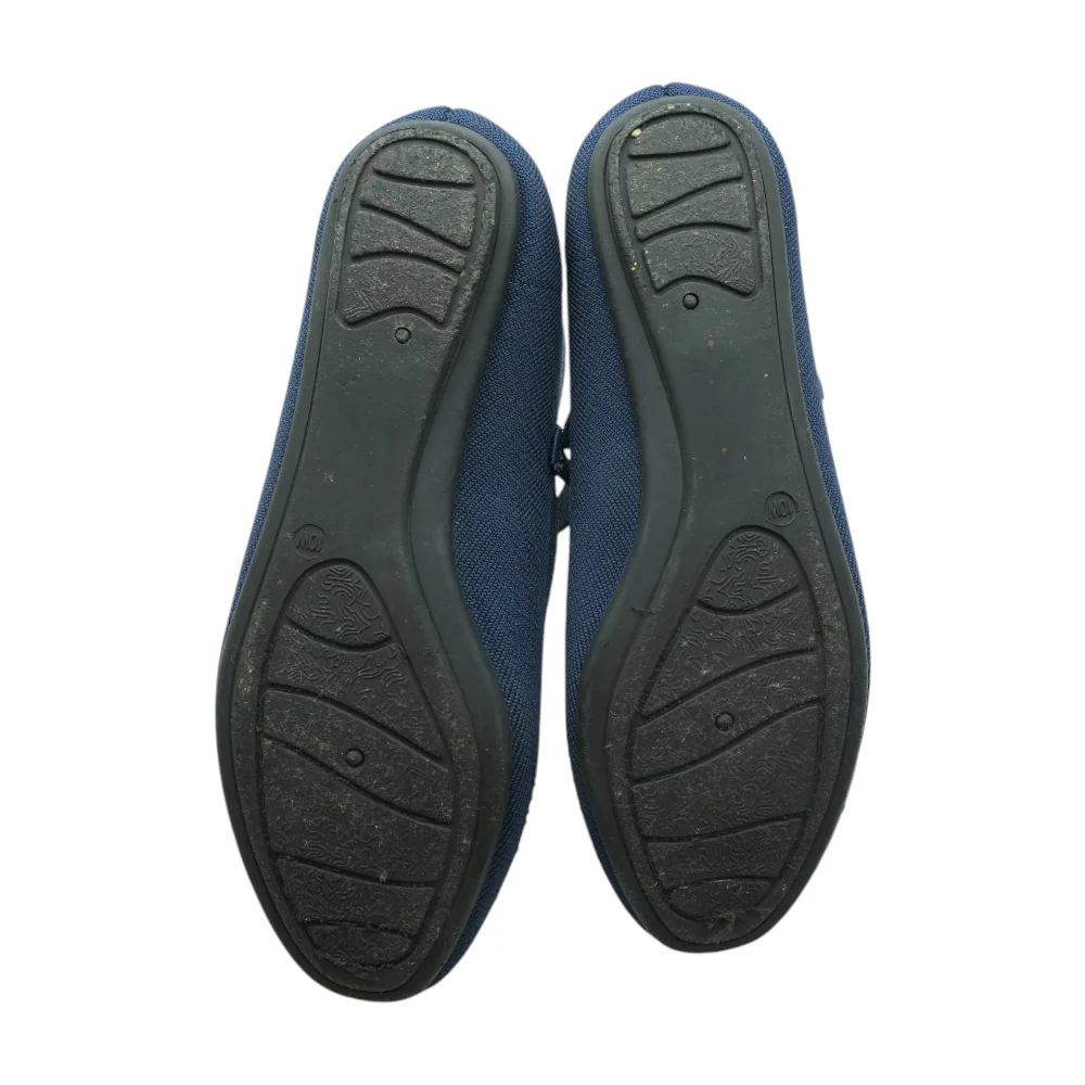 Navy Flat Sandals - Image 3