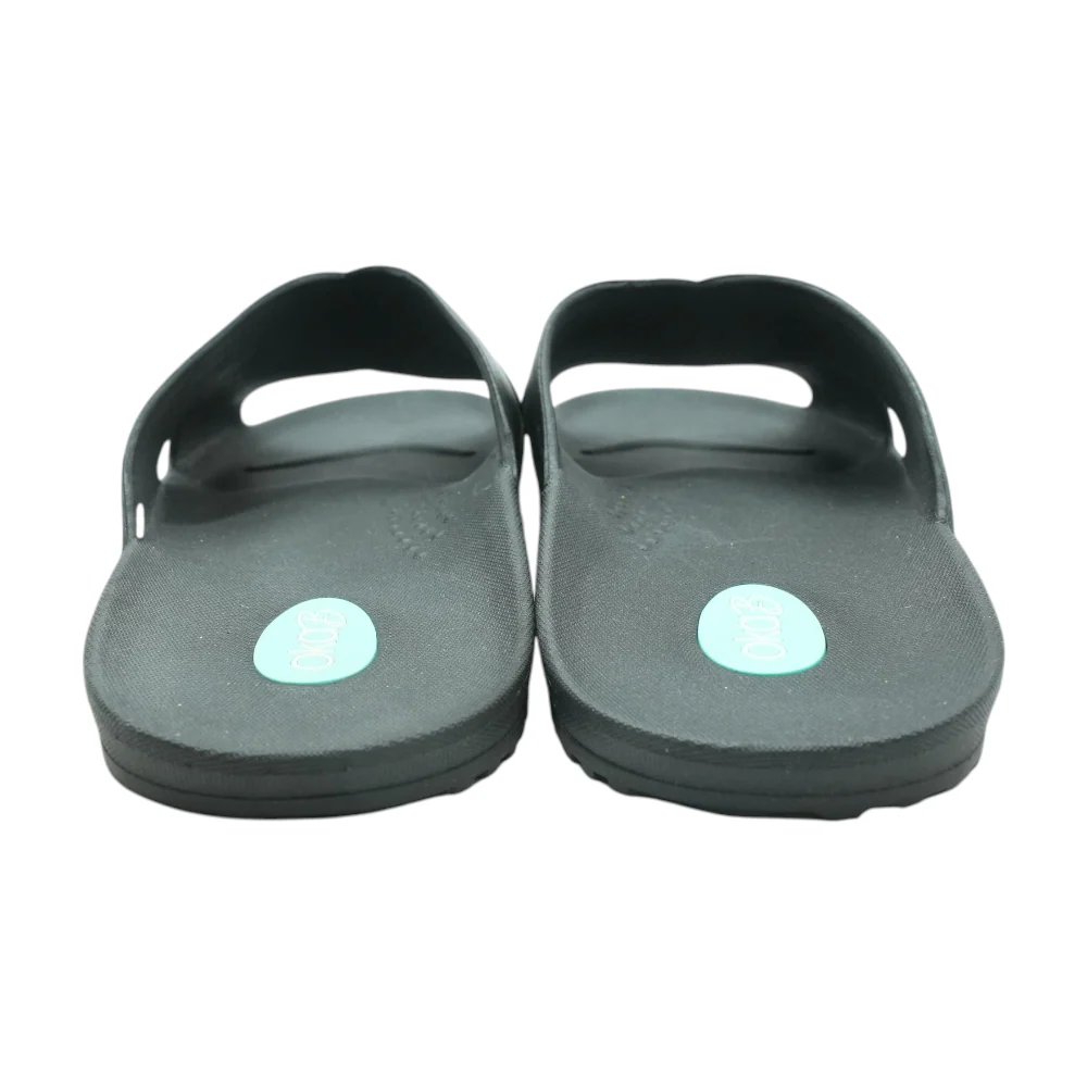 Black Flat Sandals - Image 2