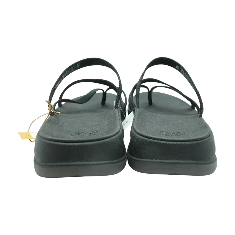Black Flat Sandals - Image 2