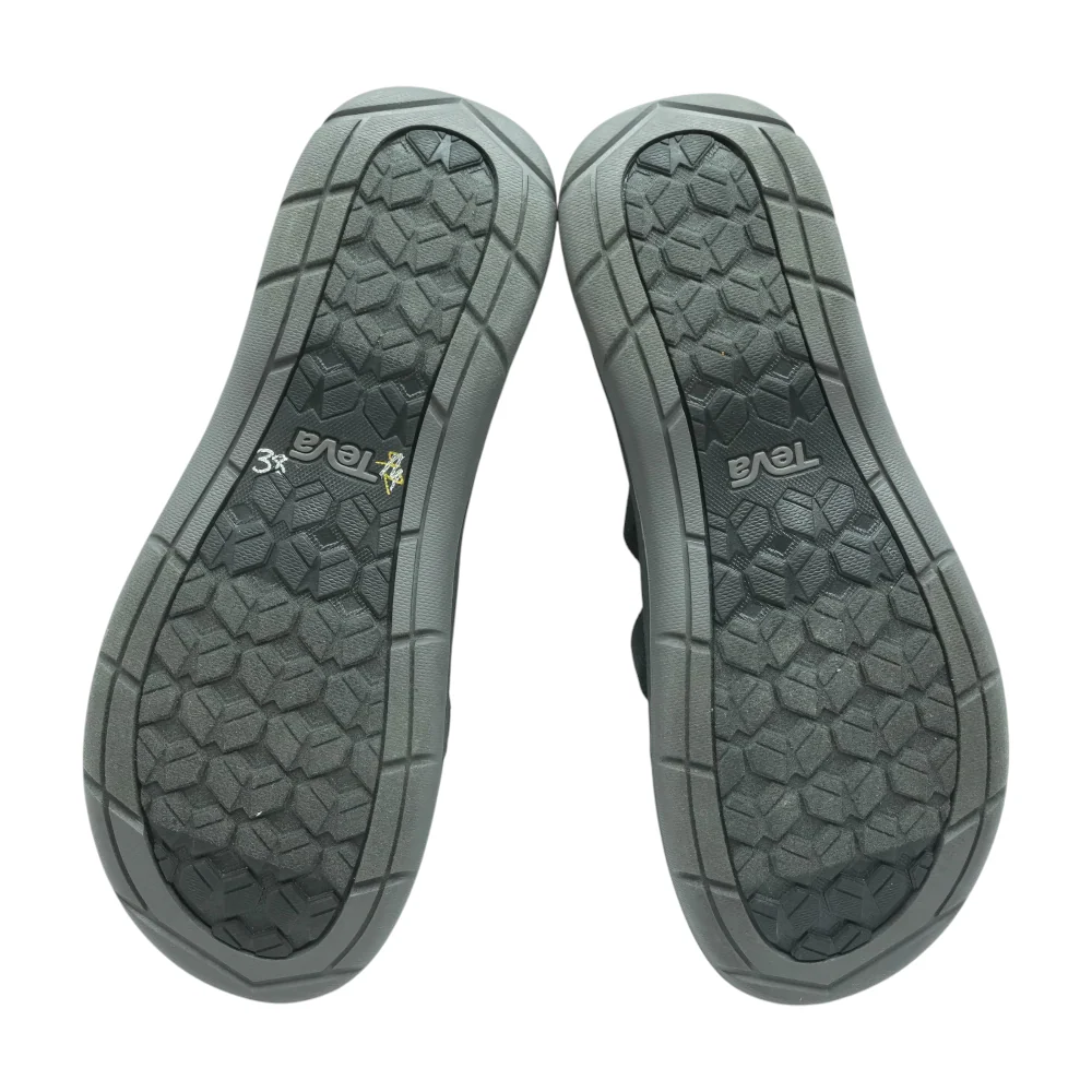 Black Flat Sandals - Image 3