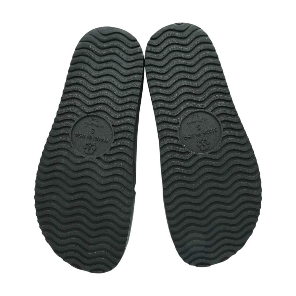 Black Flat Sandals - Image 3