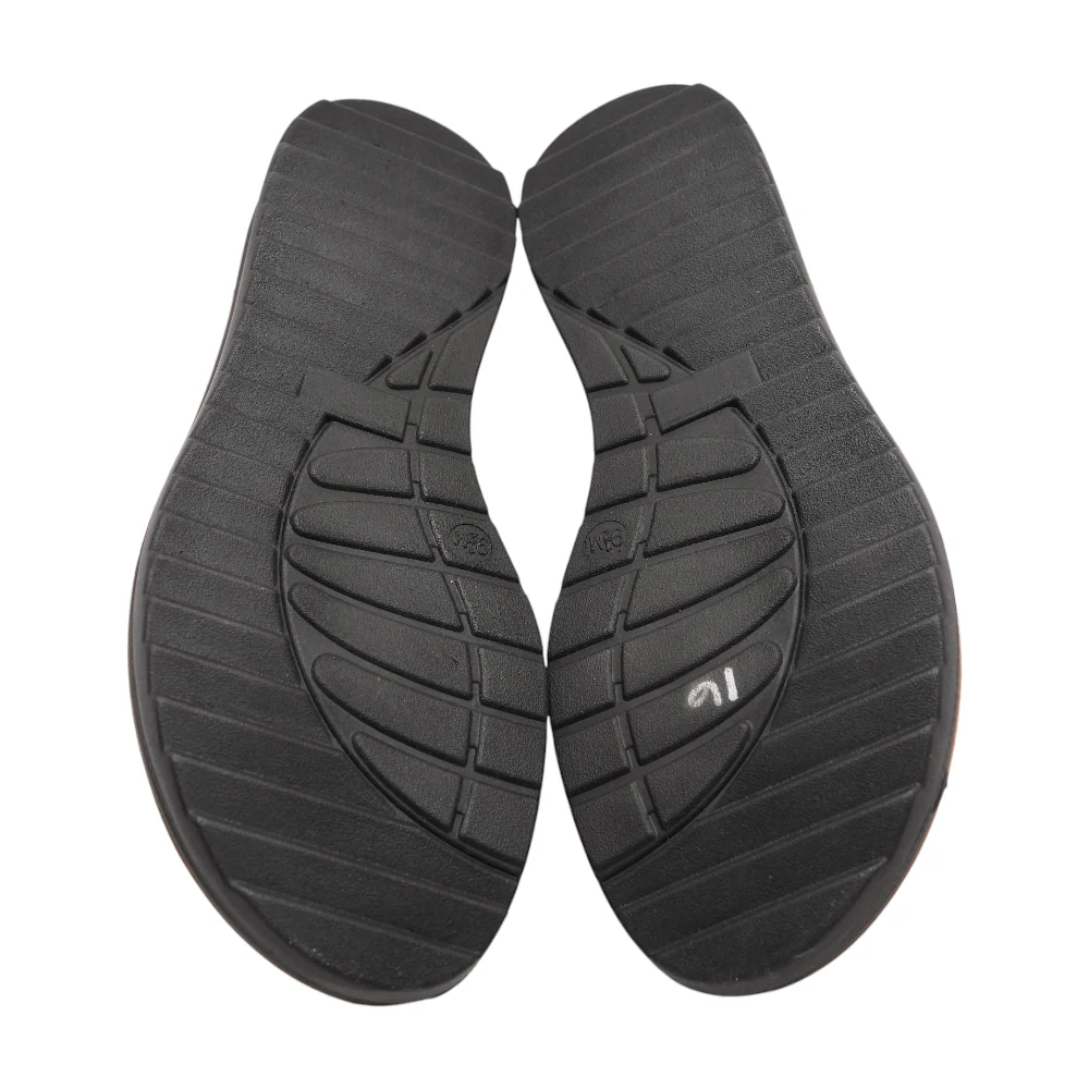 Black Flat Sandals - Image 3