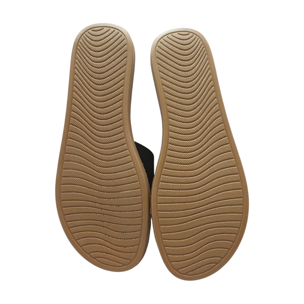 Black Flat Sandals - Image 3