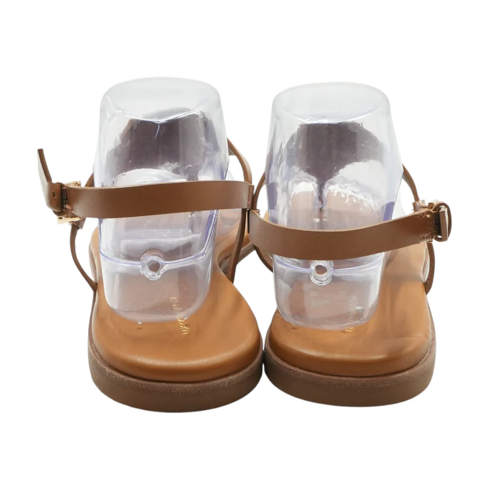 Brown Flat Sandals - Image 2