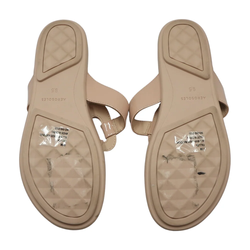 Beige Flip-Flop Sandals - Image 3