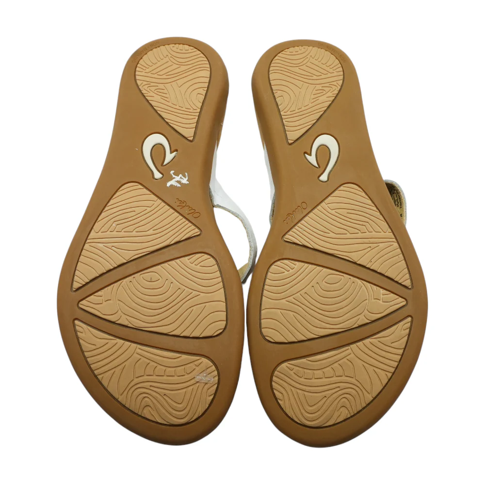 White Flip-Flop Sandals - Image 3