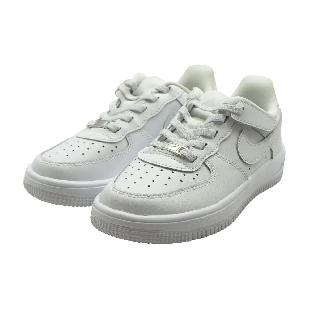 Force 1 Low EasyOn White Athletic Shoes