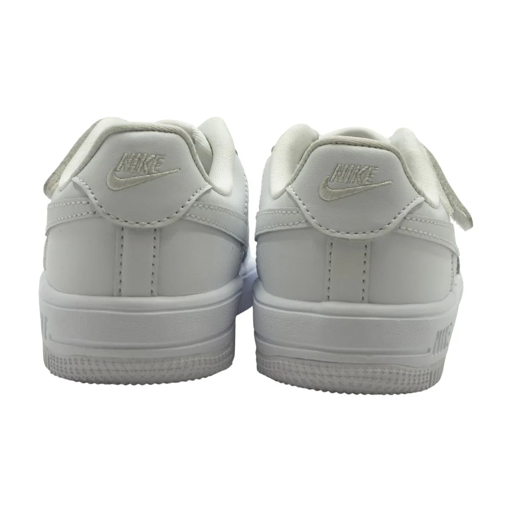 Force 1 Low EasyOn White Athletic Shoes - Image 2