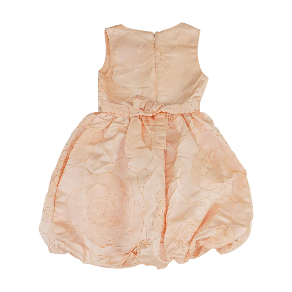 Pink Floral Formal Dress - Image 2
