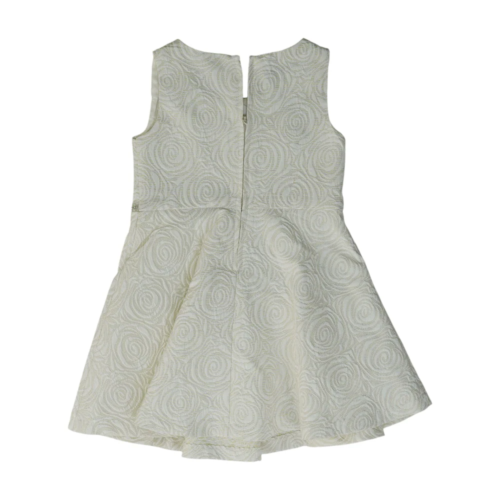 White Floral Formal Dress - Image 2