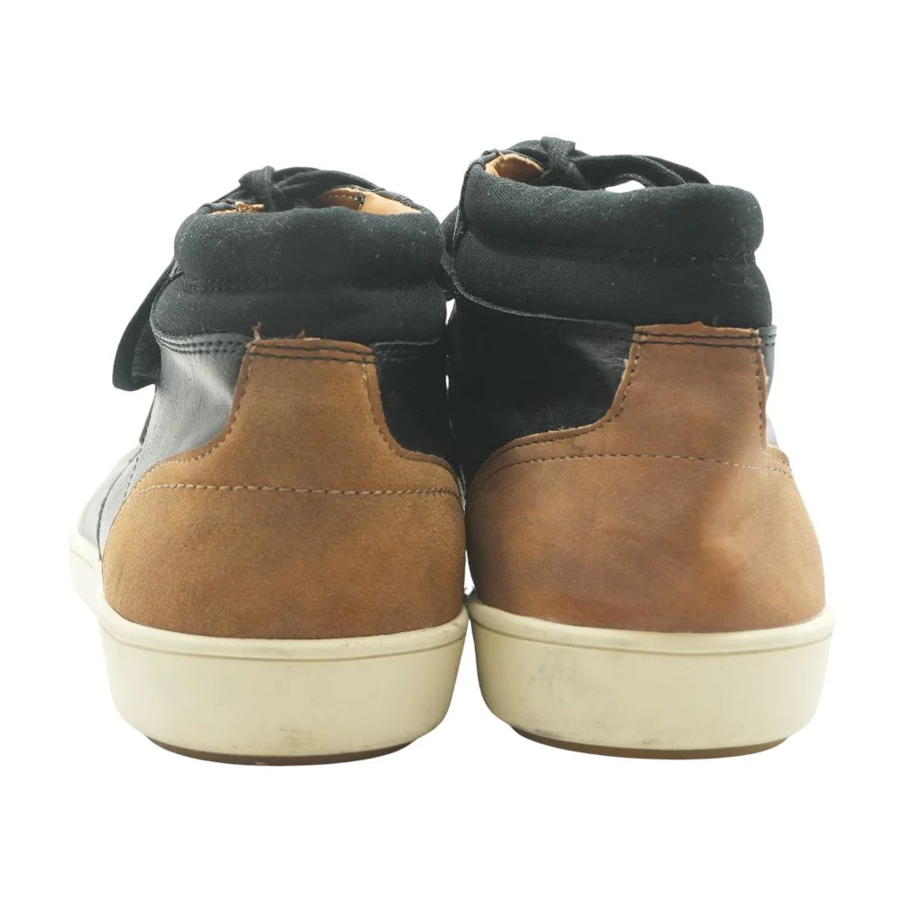 Fray Black High Top Athletic Shoes - Image 3