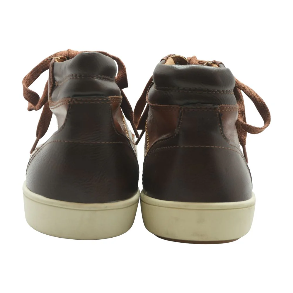 Fray Brown High Top Athletic Shoes - Image 4