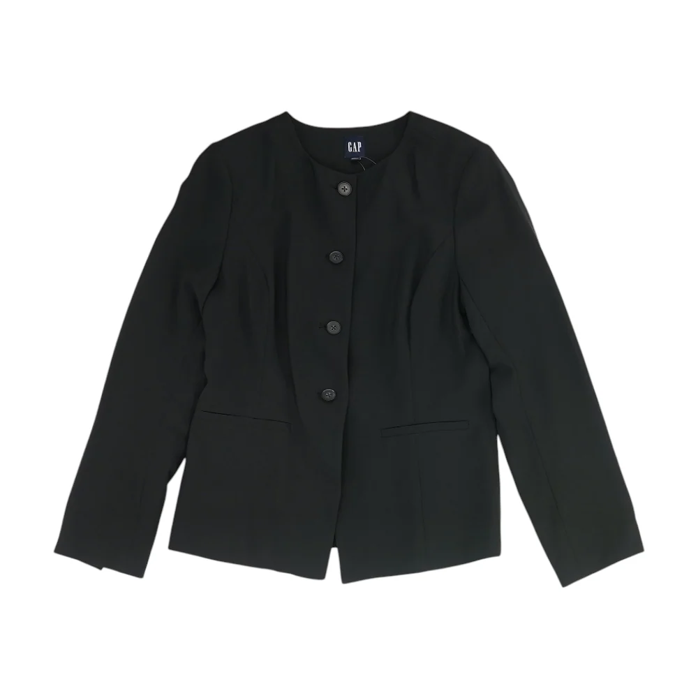 Black Solid Blazer