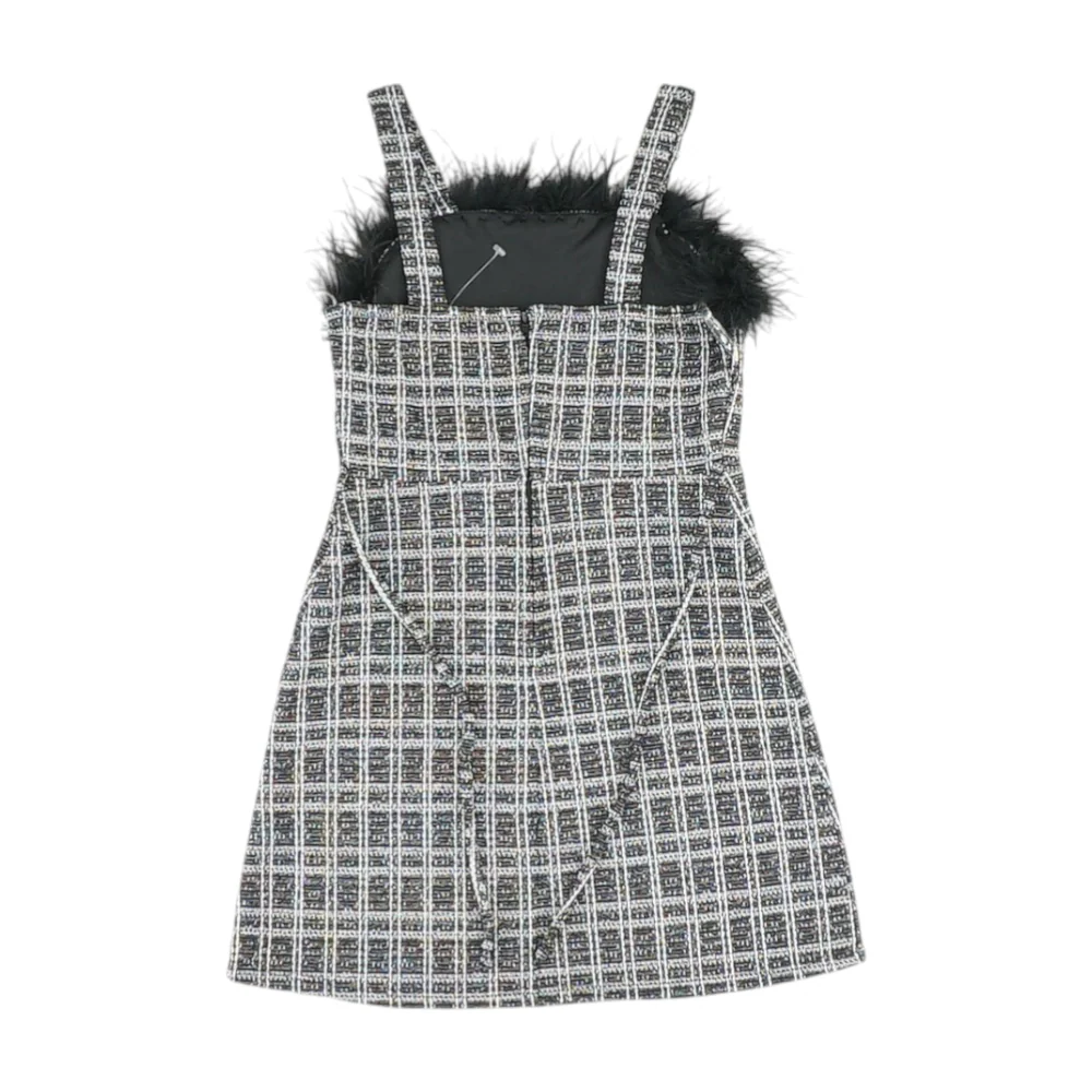 Black Plaid Dress - Image 2