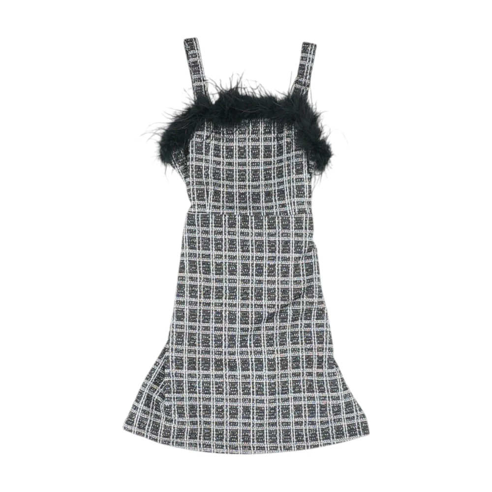 Black Plaid Dress