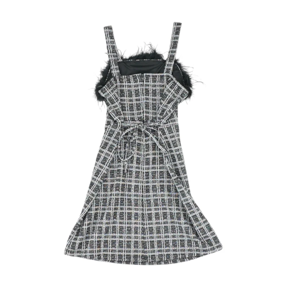 Black Plaid Dress - Image 2