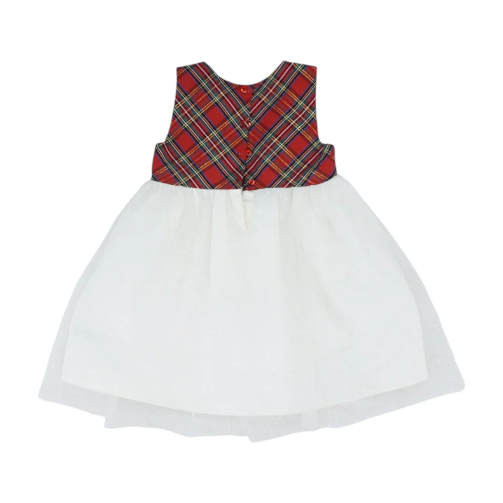 White Color Block Dress - Image 2