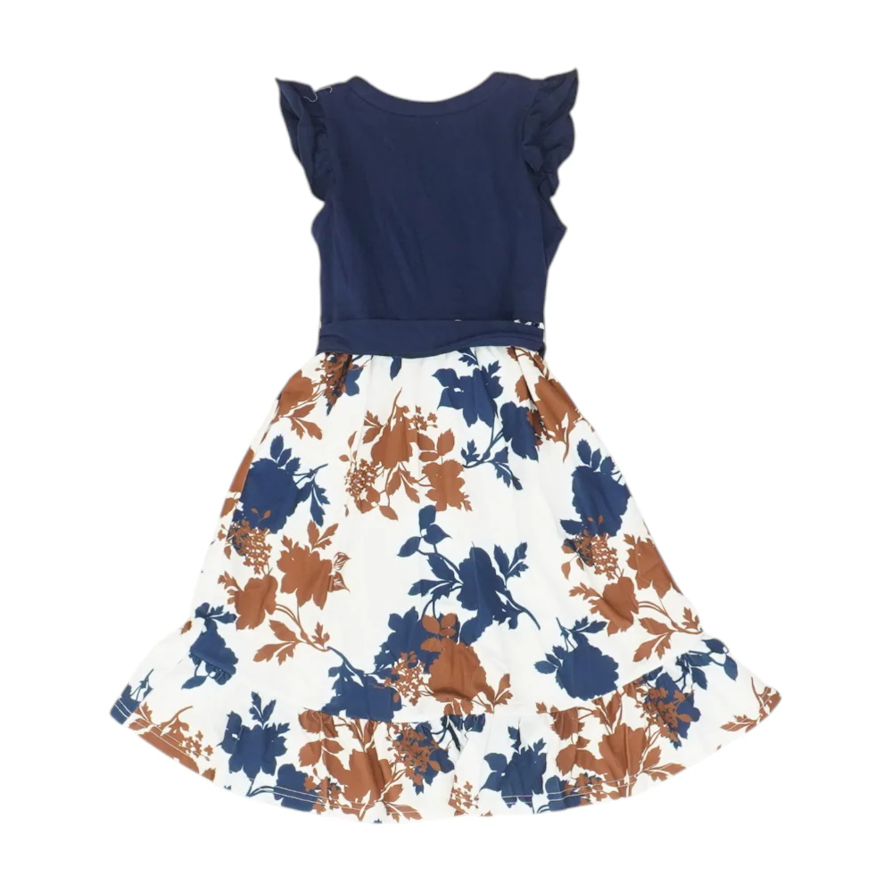 Navy Floral Dress - Image 2