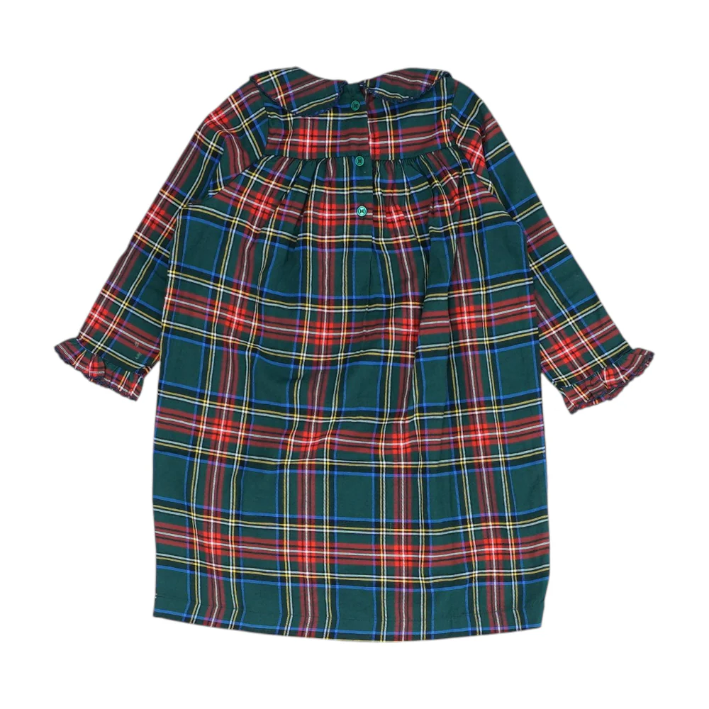 Green Plaid Dress - Image 2